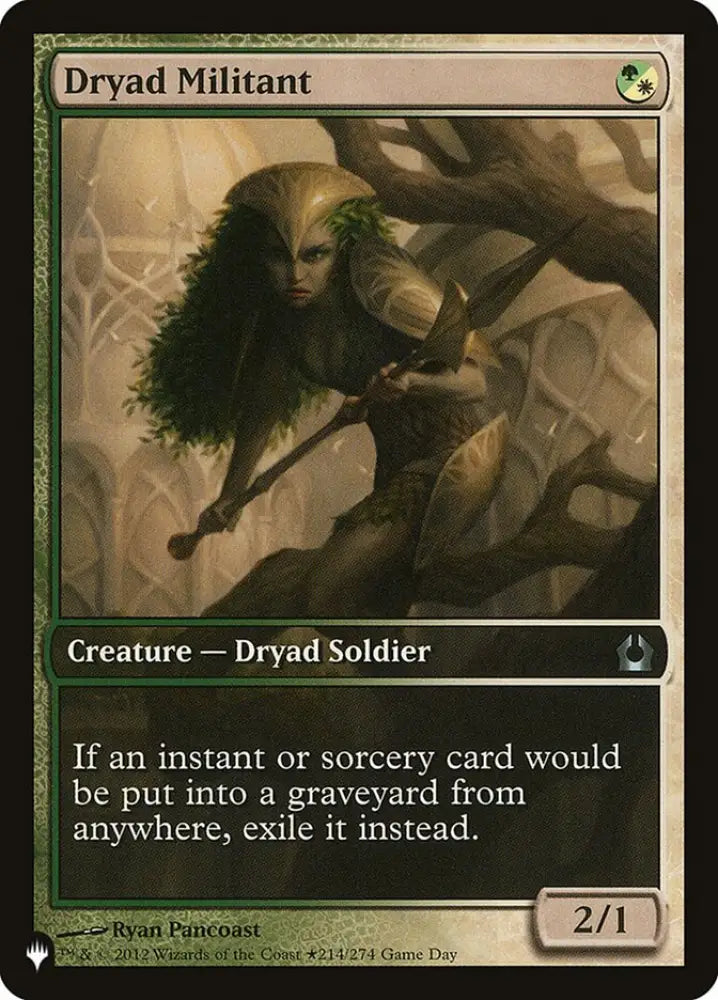 Dryad Militant [The List] - MTG Single