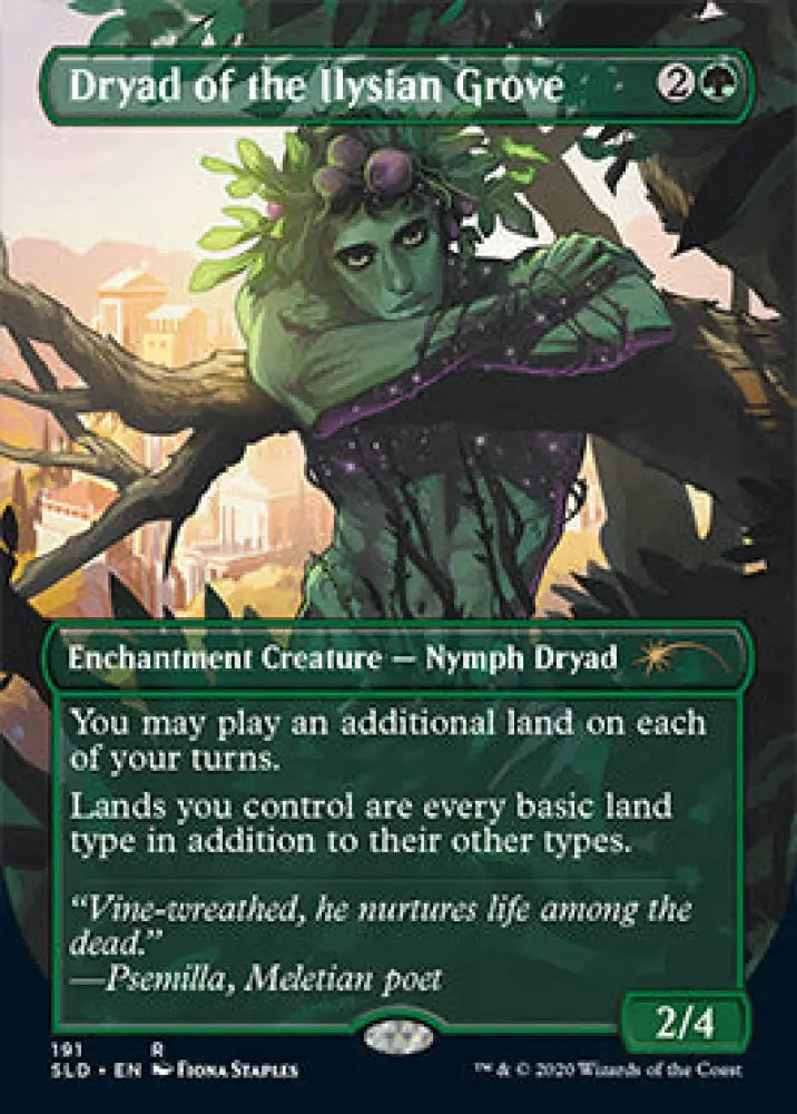 Dryad of the Ilysian Grove (Borderless) [Secret Lair Drop Series] - MTG Single