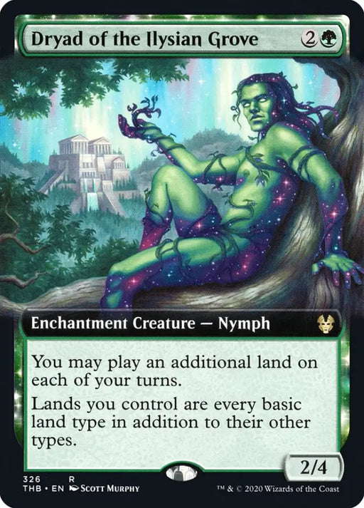 Dryad of the Ilysian Grove (Extended Art) [Theros Beyond Death] - MTG Single