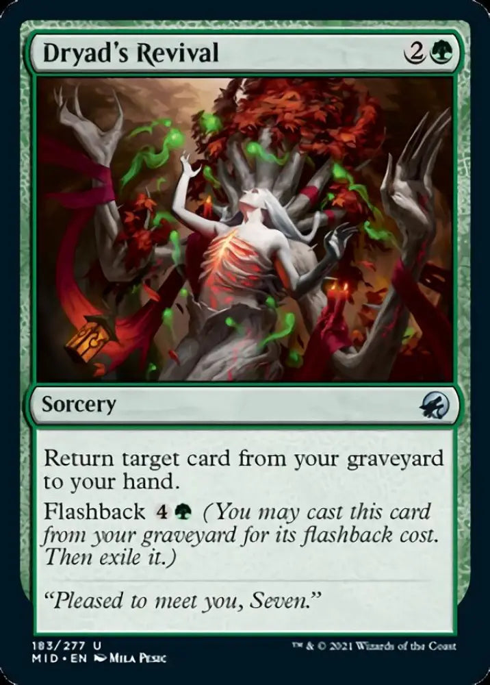 Dryad’s Revival [Innistrad: Midnight Hunt] - MTG Single