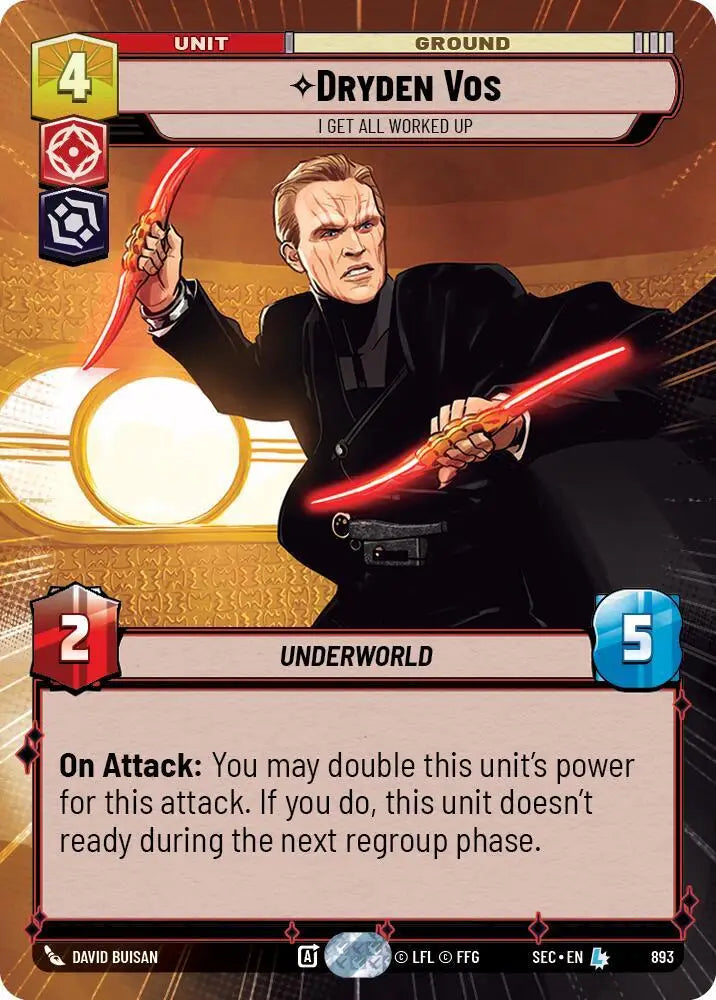 Dryden Vos - I Get All Worked Up (Hyperspace Foil) (893) [Secrets of Power]