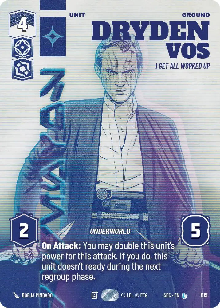 Dryden Vos - I Get All Worked Up (Prestige Foil) (1115) [Secrets of Power]