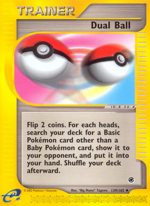 Dual Ball (139/165) [Expedition: Base Set] - Pokemon Single
