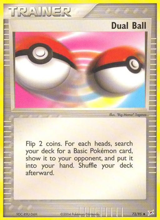 Dual Ball (72/95) [EX: Team Magma vs Team Aqua] - Pokemon Single
