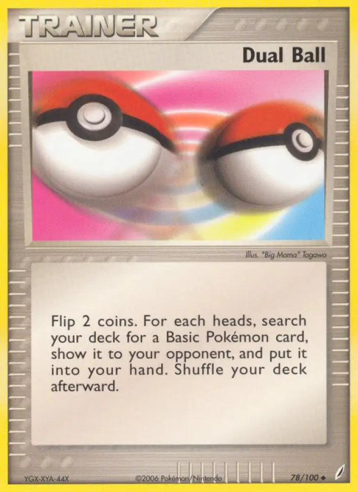 Dual Ball (78/100) [EX: Crystal Guardians] - Pokemon Single