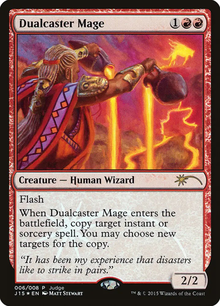 Dualcaster Mage [Judge Gift Cards 2015] - MTG Single