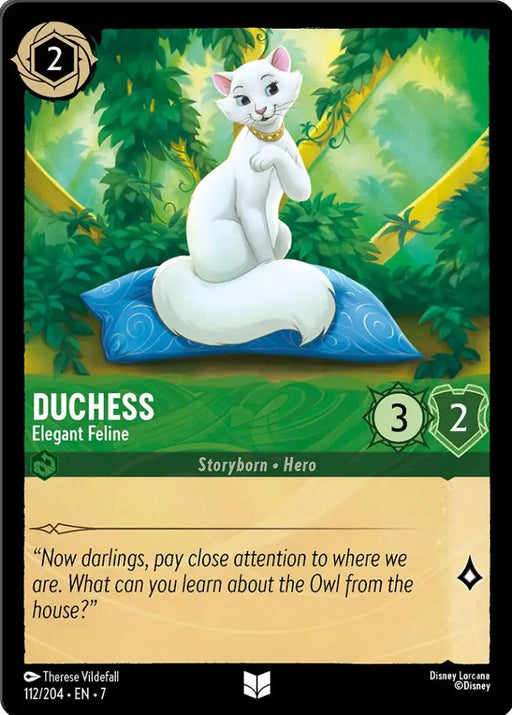 Duchess - Elegant Feline (112/204) [Archazia’s Island] - Lorcana Single