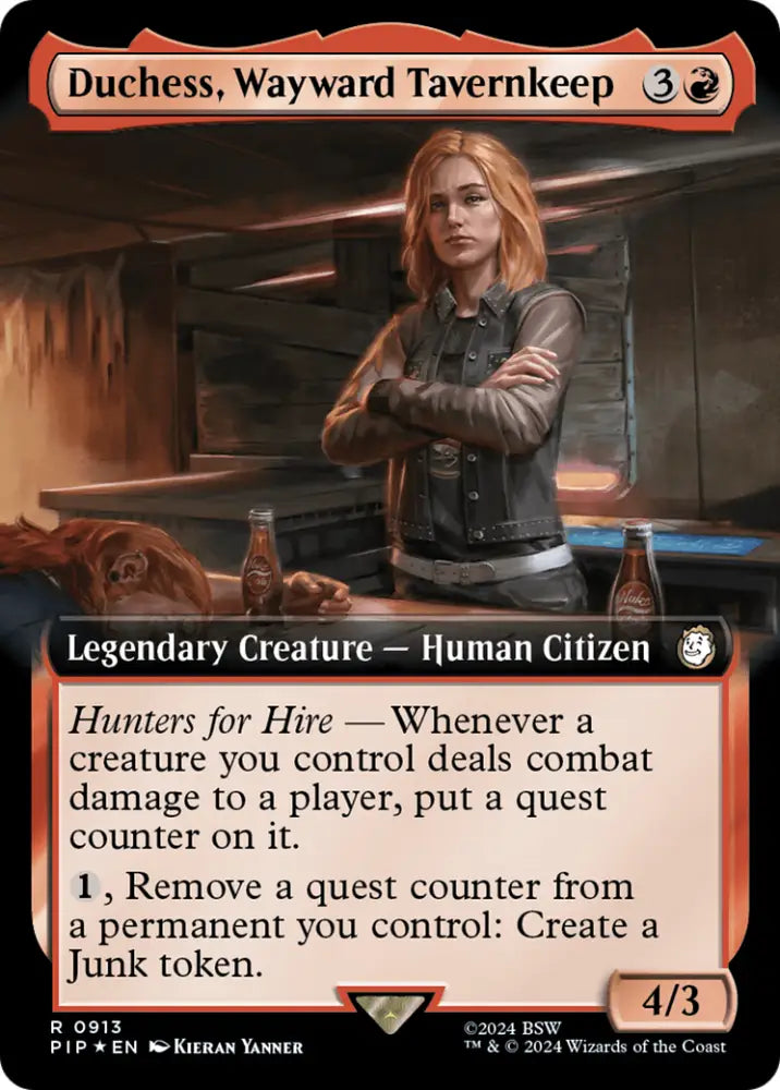 Duchess Wayward Tavernkeep (Extended Art) (Surge Foil) [Fallout] - MTG Single