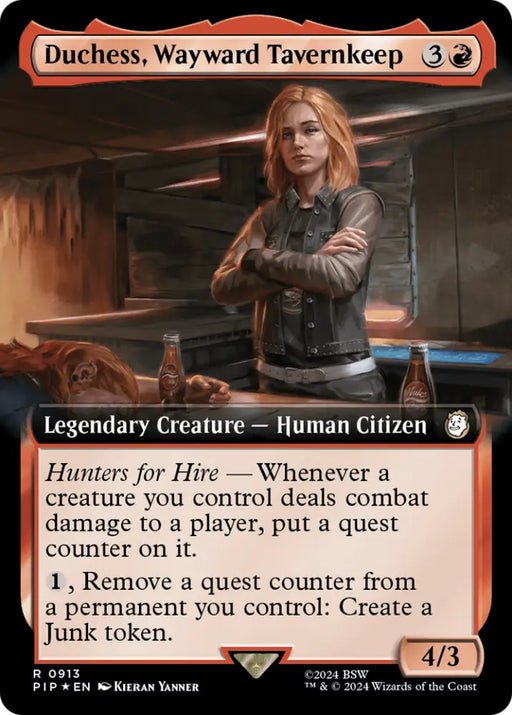 Duchess Wayward Tavernkeep (Extended Art) (Surge Foil) [Fallout] - MTG Single