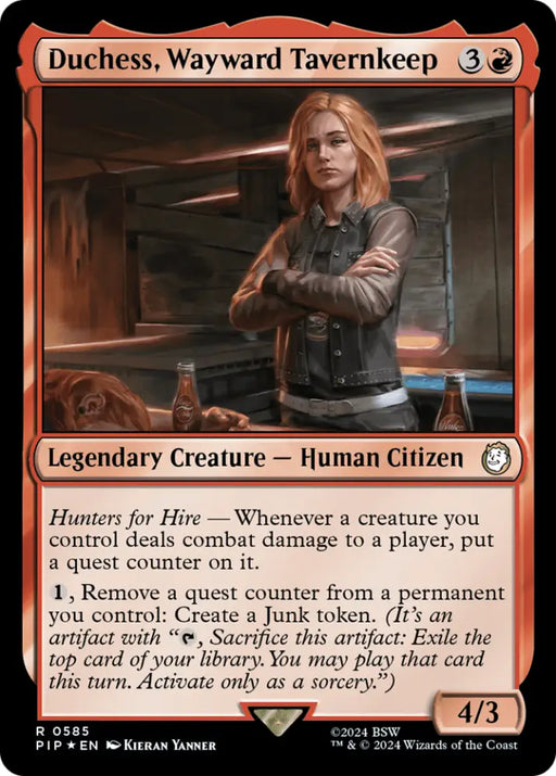 Duchess Wayward Tavernkeep (Surge Foil) [Fallout] - MTG Single