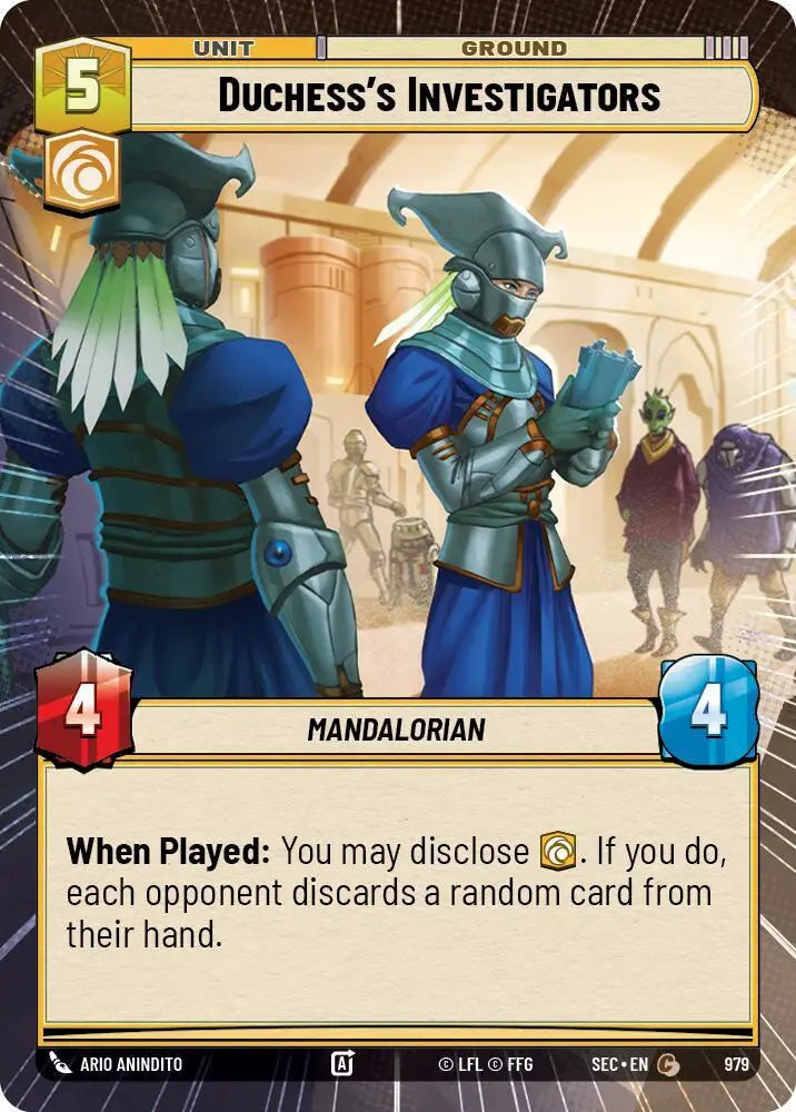 Duchess's Investigators (Hyperspace Foil) (979) [Secrets of Power]