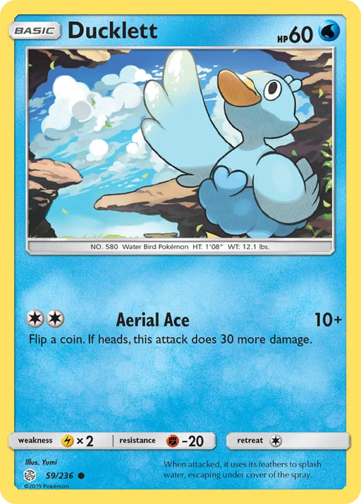 Ducklett (59/236) [Sun & Moon: Cosmic Eclipse] - Pokemon Single