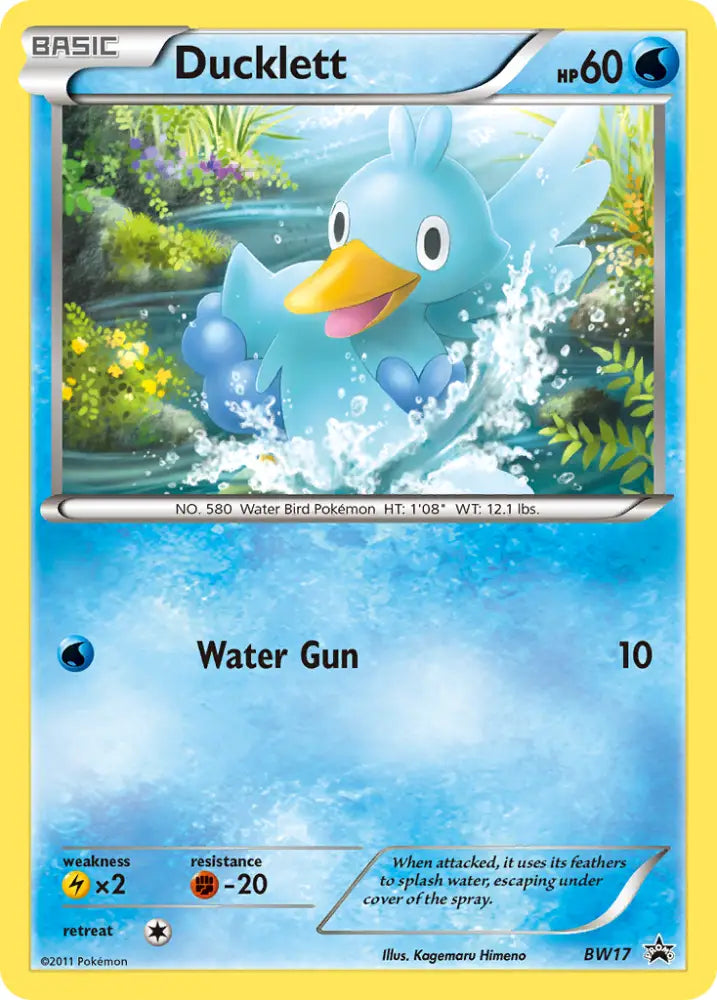 Ducklett (BW17) [Black & White: Black Star Promos] - Pokemon Single