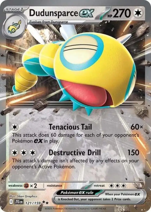Dudunsparce ex - 121/159 [SV09 Journey Together]