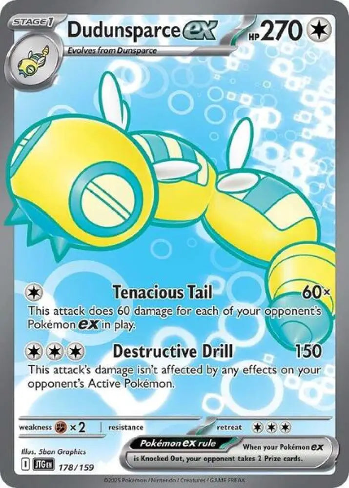 Dudunsparce ex - 178/159 [SV09 Journey Together]