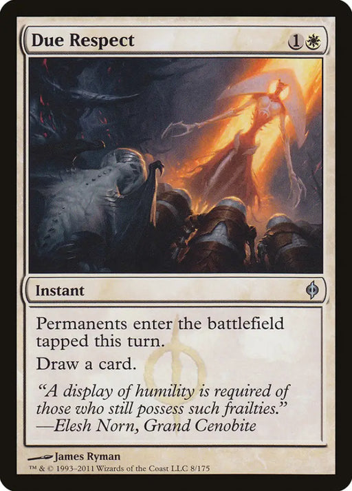 Due Respect [New Phyrexia] - MTG Single