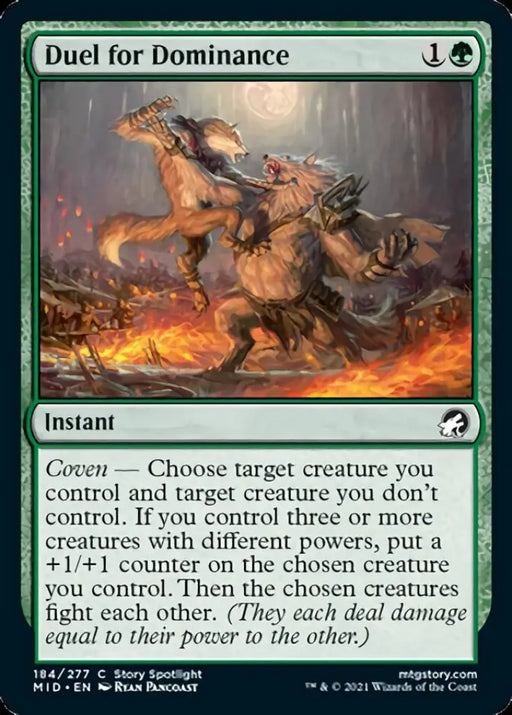 Duel for Dominance [Innistrad: Midnight Hunt] - MTG Single