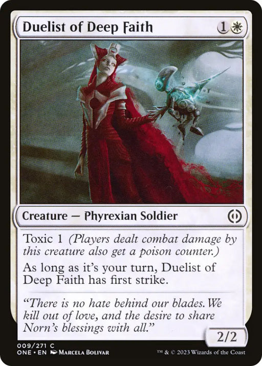 Duelist of Deep Faith [Phyrexia: All Will Be One] - MTG Single