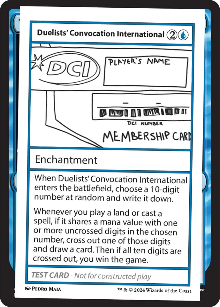 Duelists’ Convocation International [Mystery Booster 2 Playtest Cards] - MTG Single
