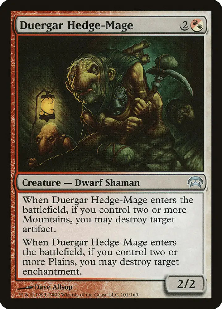Duergar Hedge-Mage [Planechase] - MTG Single