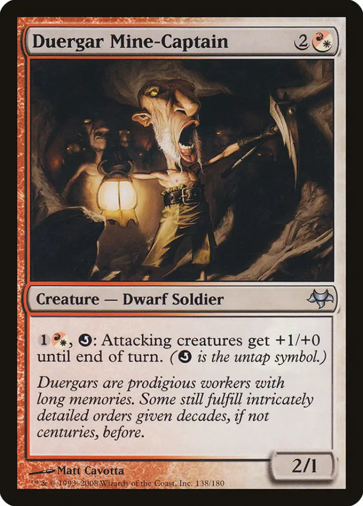 Duergar Mine-Captain [Eventide] - MTG Single