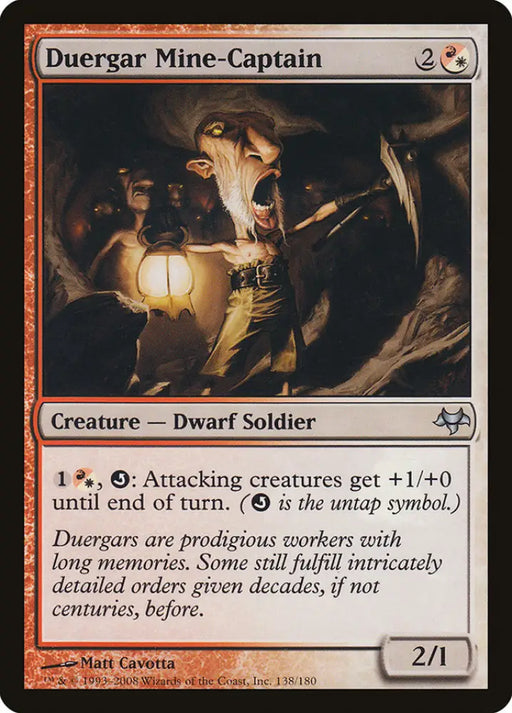 Duergar Mine-Captain [Eventide] - MTG Single