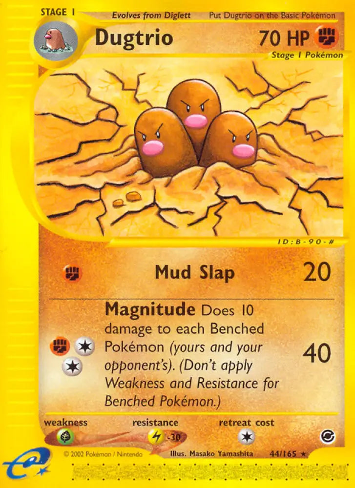 Dugtrio (44/165) [Expedition: Base Set] - Pokemon Single