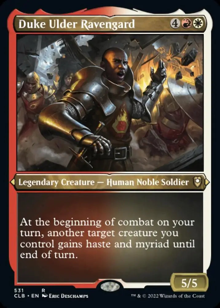 Duke Ulder Ravengard (Foil Etched) [Commander Legends: Battle for Baldur’s Gate] - MTG Single