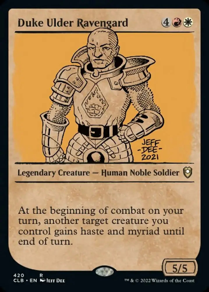 Duke Ulder Ravengard (Showcase) [Commander Legends: Battle for Baldur’s Gate] - MTG Single