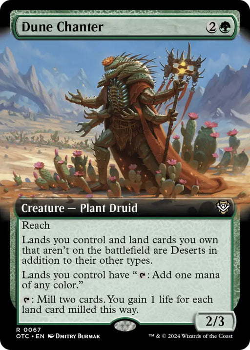 Dune Chanter (Extended Art) [Outlaws of Thunder Junction Commander] - MTG Single
