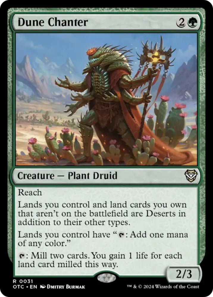 Dune Chanter [Outlaws of Thunder Junction Commander] - MTG Single