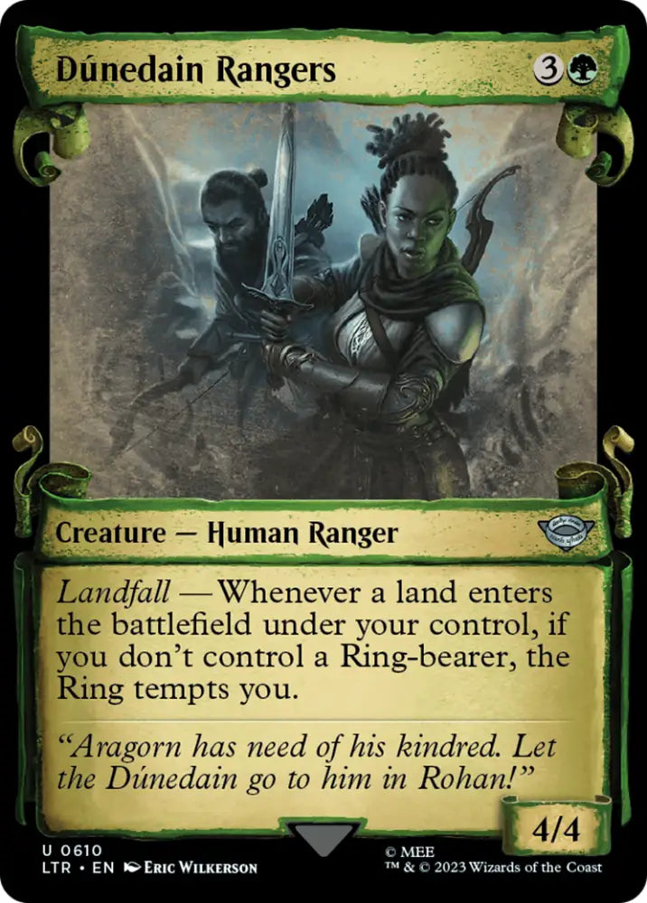 Dunedain Rangers [The Lord of the Rings: Tales of Middle-Earth Showcase Scrolls] - MTG Single