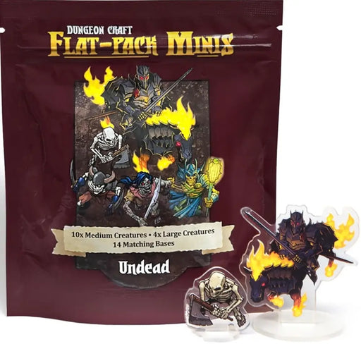 Dungeon Craft Flat Pack Minis: Undead - Role Playing Game