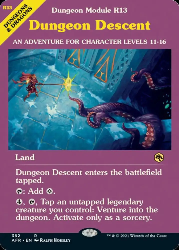 Dungeon Descent (Dungeon Module) [Dungeons & Dragons: Adventures in the Forgotten Realms] - MTG Single