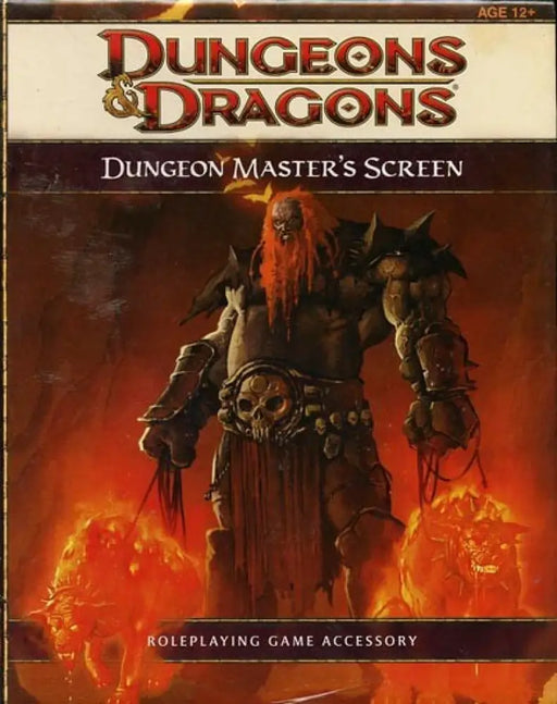 Dungeon Master’s Screen: D&D 4E (Used) - D&D