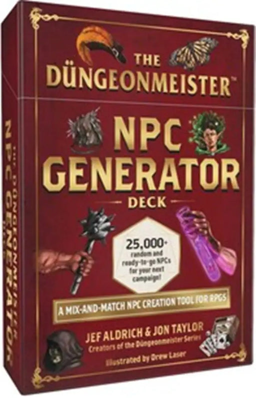 Dungeonmeister NPC Generator Deck Flashcards (EN) - Role Playing Game