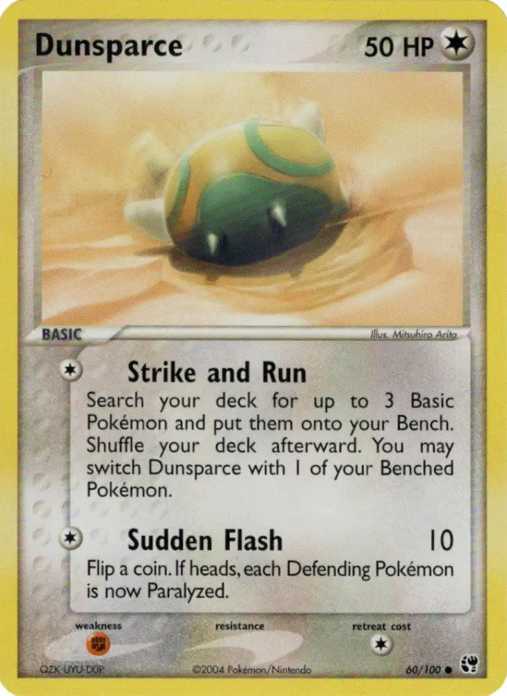 Dunsparce (60/100) [EX: Battle Stadium] - Pokemon Single