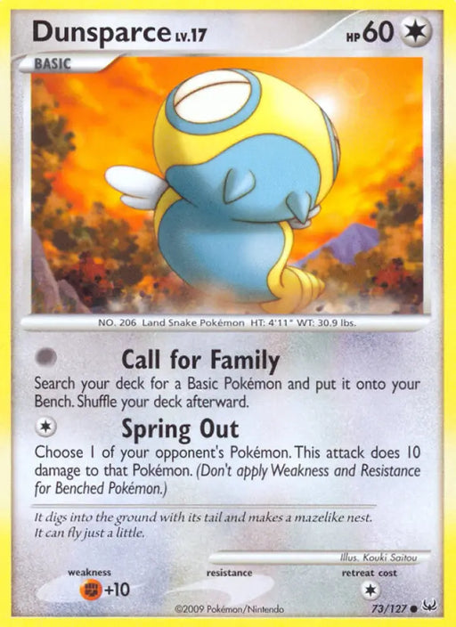 Dunsparce (73/127) [Platinum: Base Set] - Pokemon Single