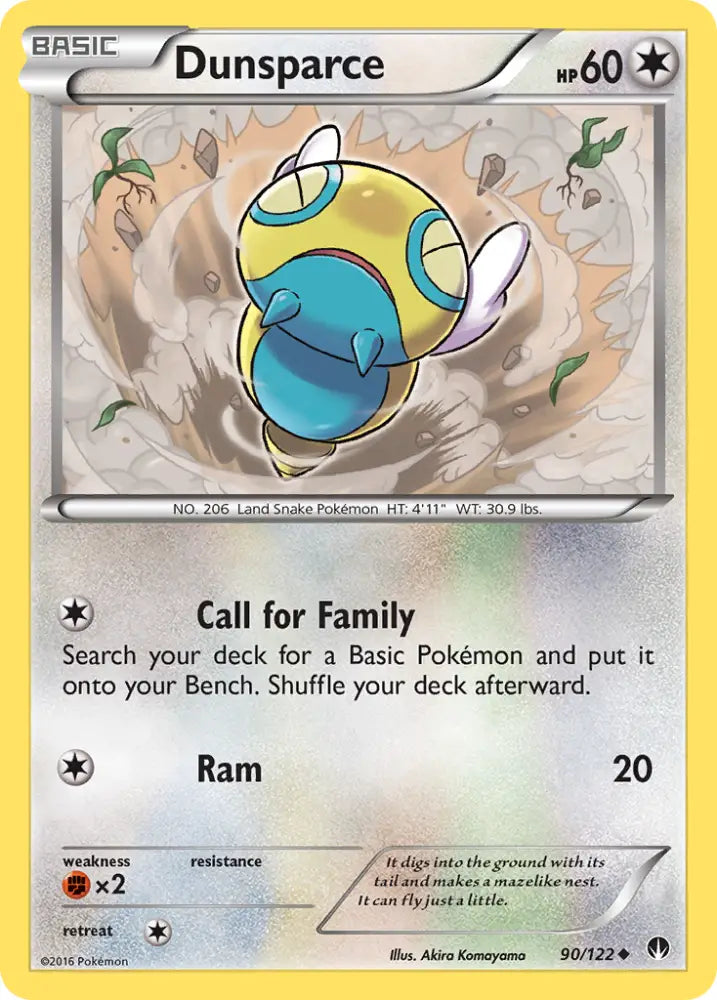 Dunsparce (90/122) [XY: BREAKpoint] - Pokemon Single