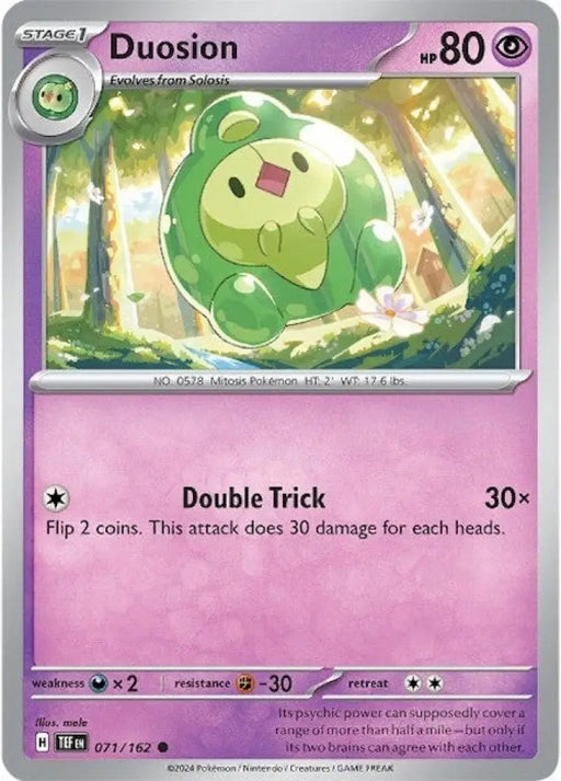 Duosion (071/162) [Scarlet & Violet: Temporal Forces] - Pokemon Single