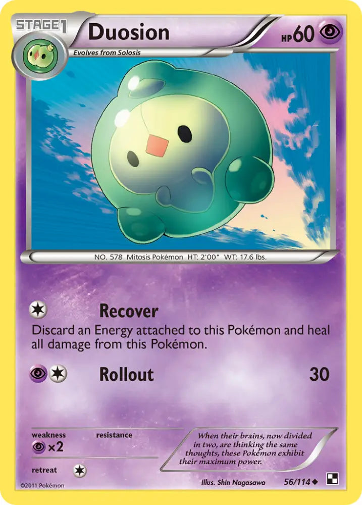Duosion (56/114) [Black & White: Base Set] - Pokemon Single