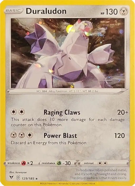 Duraludon (129/185) (Cosmos Holo) [Sword & Shield: Vivid Voltage] - Pokemon Single