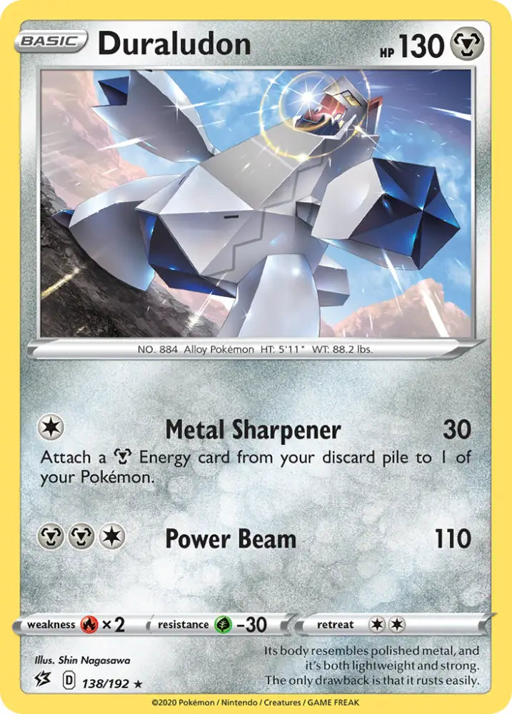 Duraludon (138/192) [Sword & Shield: Rebel Clash] - Pokemon Single