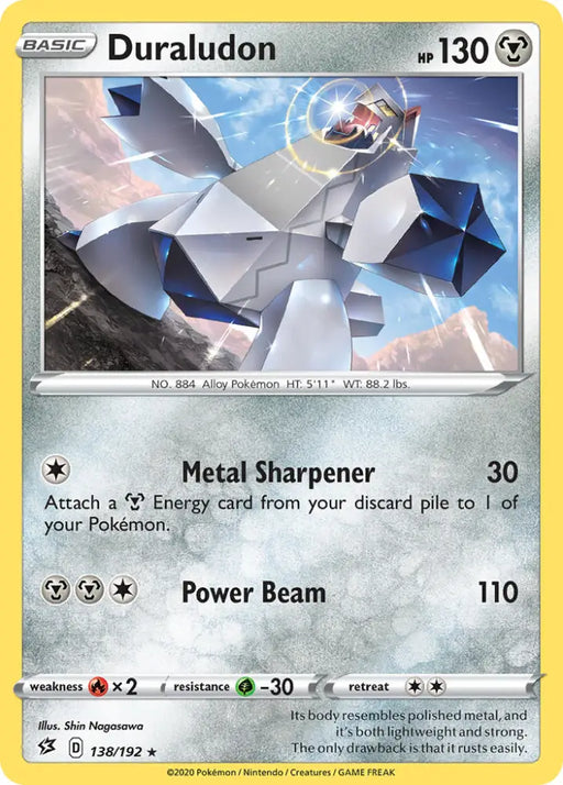 Duraludon (138/192) (Theme Deck Exclusive) [Sword & Shield: Rebel Clash] - Pokemon Single