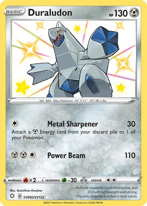 Duraludon (SV092/SV122) [Sword & Shield: Shining Fates] - Pokemon Single