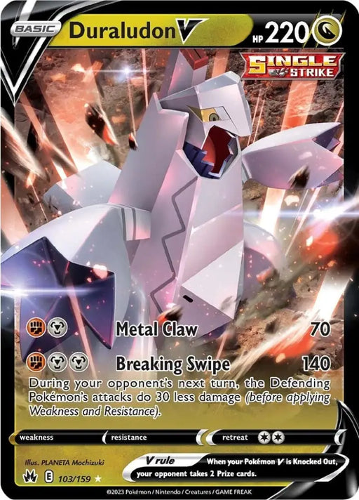 Duraludon V (103/159) [Sword & Shield: Crown Zenith] - Pokemon Single