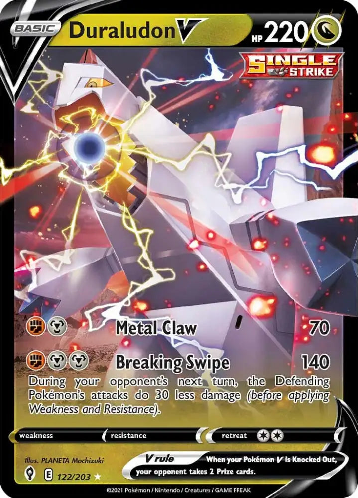 Duraludon V (122/203) [Sword & Shield: Evolving Skies] - Pokemon Single