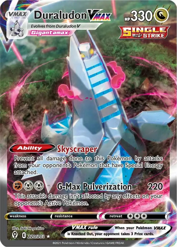 Duraludon VMAX (220/203) [Sword & Shield: Evolving Skies] - Pokemon Single