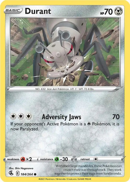 Durant (184/264) [Sword & Shield: Fusion Strike] - Pokemon Single