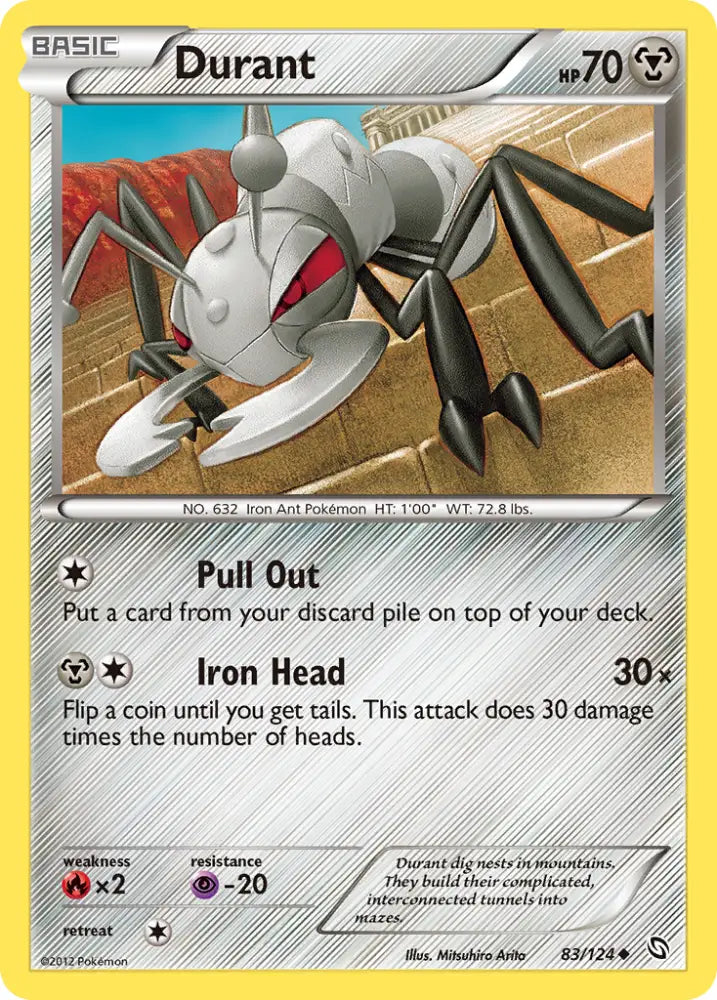 Durant (83/124) [Black & White: Dragons Exalted] - Pokemon Single